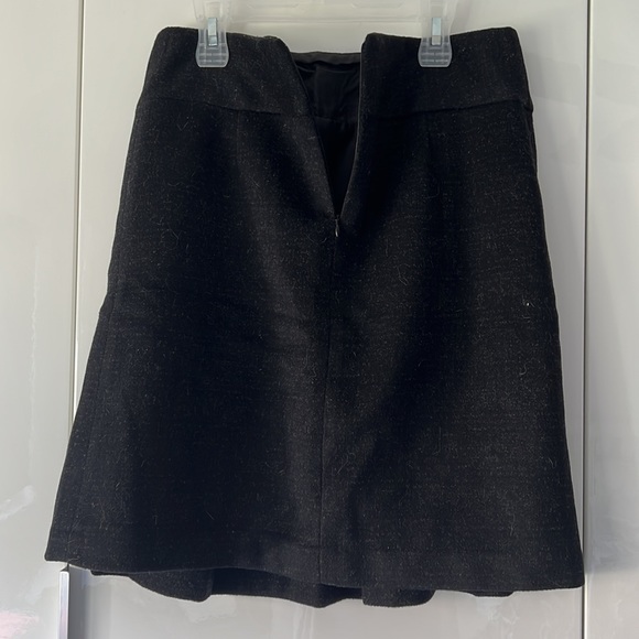 Excellent Simons Contemporaine Petite Wool Skirt - Black - Picture 2 of 5